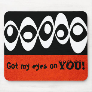 Alfombrilla De Ratón Bolas de ojos ~ Mousepad