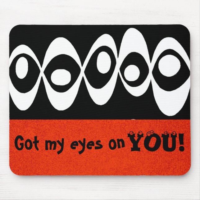 Alfombrilla De Ratón Bolas de ojos ~ Mousepad (Frente)