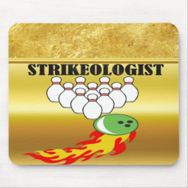 Alfombrilla De Ratón Bolas y bolas con la palabra STRIKEOLOGIST
