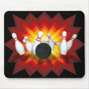Alfombrilla De Ratón Bolas y pines: Modelo 3D:Mousepad