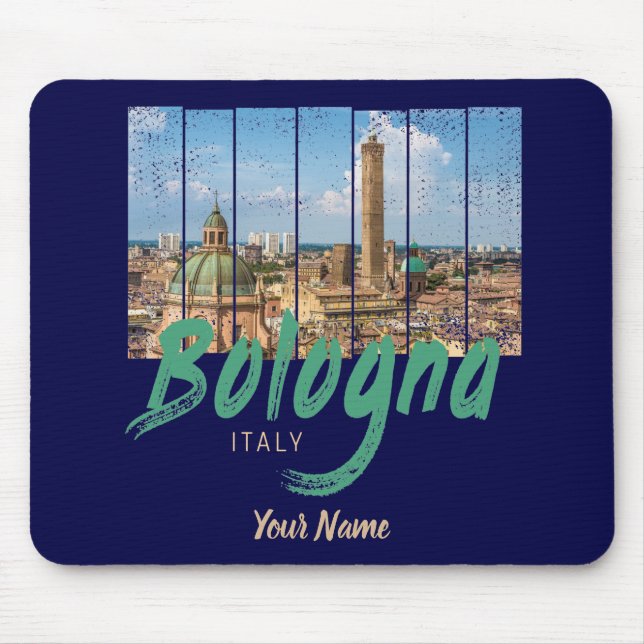 Alfombrilla De Ratón Bologna Emilia-Romagna Italia recuerdo de época (Frente)