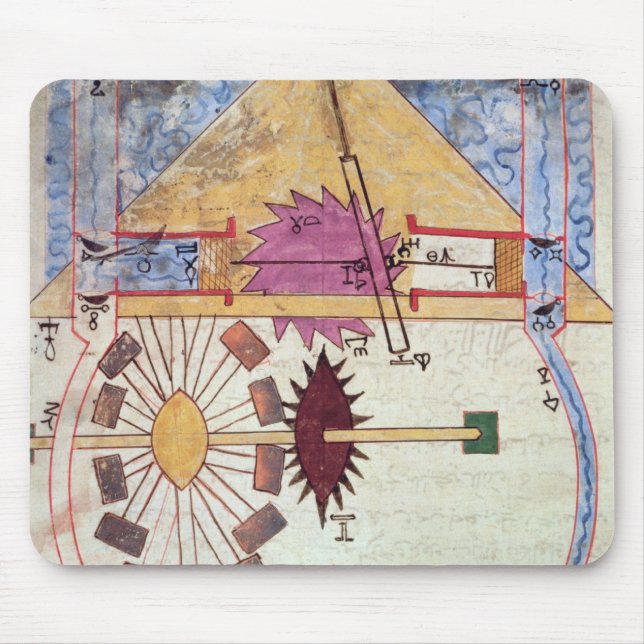 Alfombrilla De Ratón Bomba de agua, del 'libro del conocimiento de (Frente)
