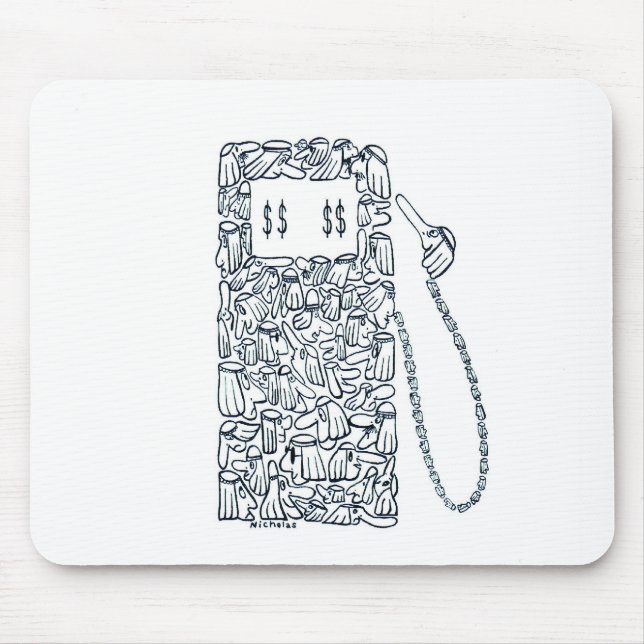 Alfombrilla De Ratón Bomba de gas árabe (Frente)