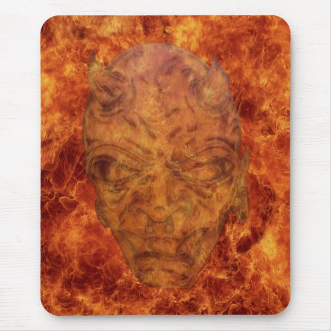Alfombrilla De Ratón Bombardeo Demon Mousepad (Frente)