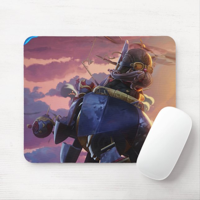 Alfombrilla De Ratón Bombardier Gaming Mousepad | mousepad piloto (Con ratón)