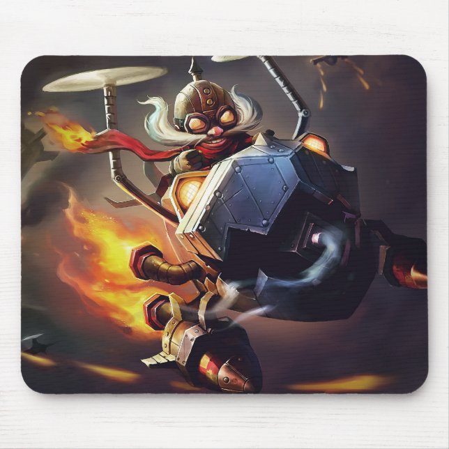 Alfombrilla De Ratón Bombardier Gaming Mousepad | mousepad piloto (Frente)