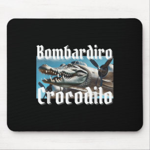 Alfombrilla De Ratón Bombardiro Bombardino Crocodilo Funny italiano Bra