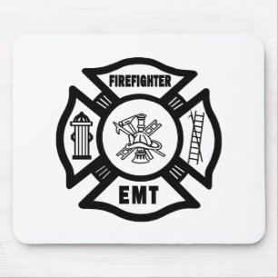 Alfombrilla De Ratón Bombero EMT Mousepad