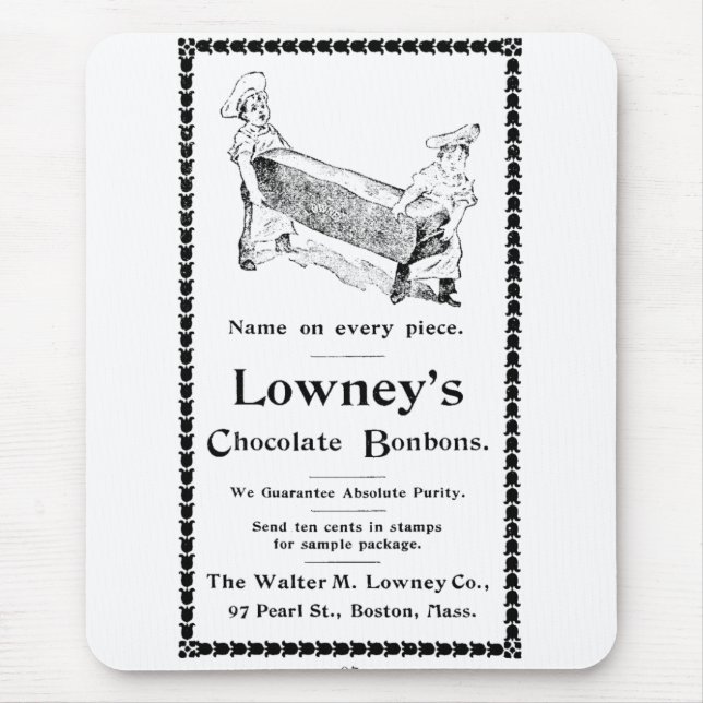 Alfombrilla De Ratón Bombones de chocolate de Lowney (Frente)