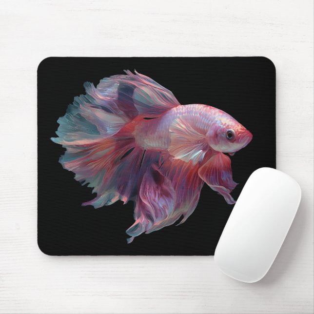 Alfombrilla De Ratón Bonita Betta (Con ratón)