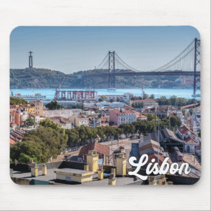 Alfombrilla De Ratón Bonita Lisboa, Portugal