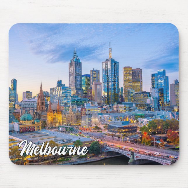 Alfombrilla De Ratón Bonita Melbourne, Australia (Frente)