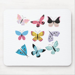 Alfombrilla De Ratón Bonito Butterflies