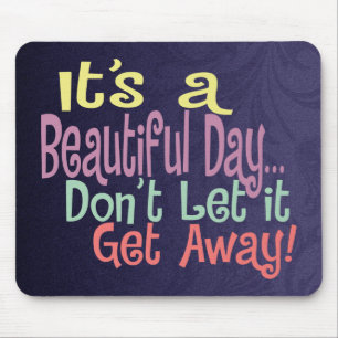 Alfombrilla De Ratón Bonito Día Mousepad
