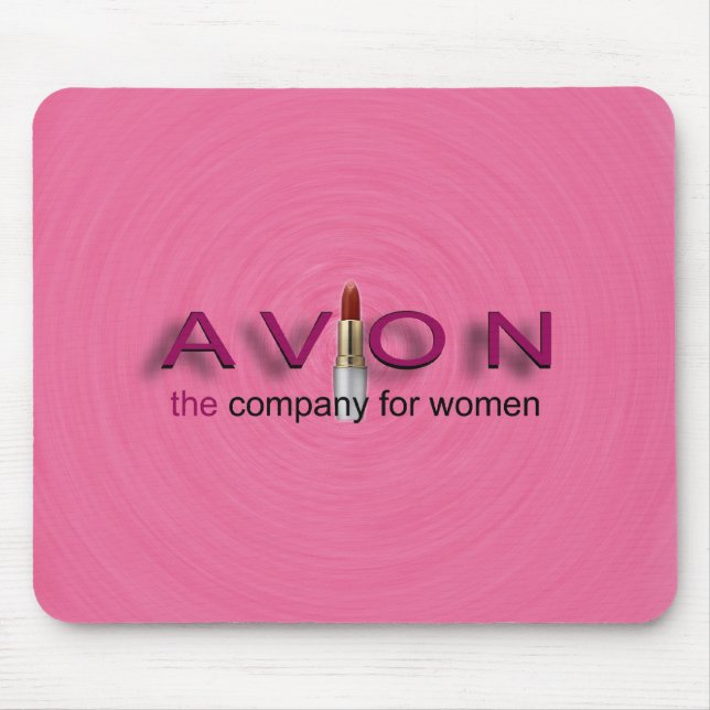 Alfombrilla De Ratón Bonito en cojín de ratón rosado de AVON (Frente)