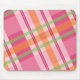 Alfombrilla De Ratón Bonito en la tela escocesa Mousepad