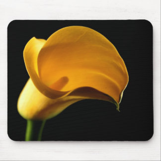 Alfombrilla De Ratón Bonito floral amarillo Lilly Flower Elegante