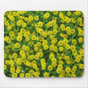 Alfombrilla De Ratón Bonito Flores Amarillas Pequeñas