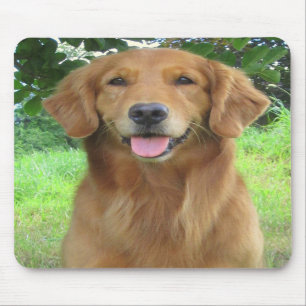 Alfombrilla De Ratón Bonito Mousepad de Maia del golden retriever
