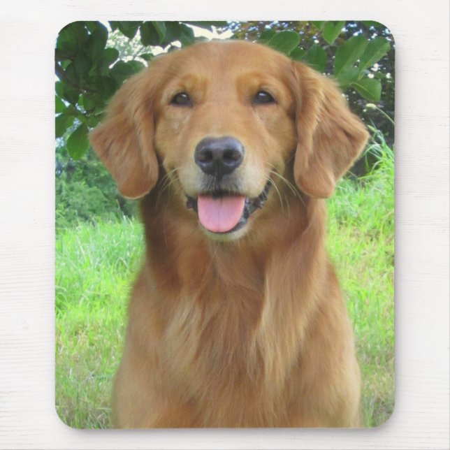 Alfombrilla De Ratón Bonito Mousepad de Maia del golden retriever (Frente)