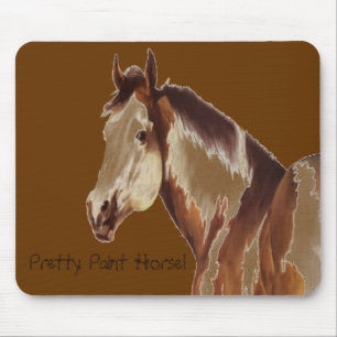 Alfombrilla De Ratón ~ bonito Mousepad del caballo de la pintura
