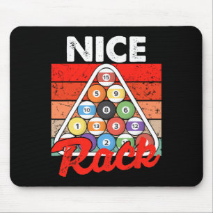 Alfombrilla De Ratón Bonito rack Funny Billiards Player Pool Billiard V