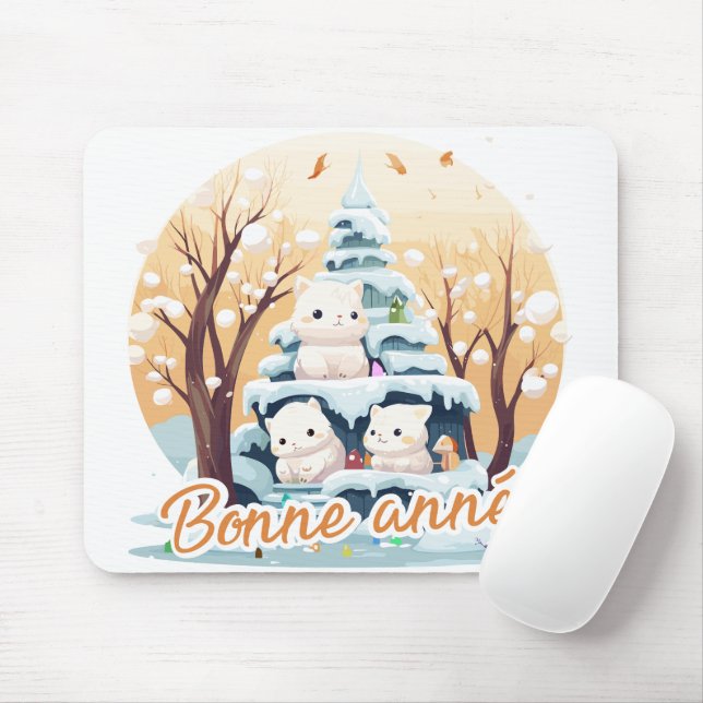 Alfombrilla De Ratón Bonne année aussi (Con ratón)