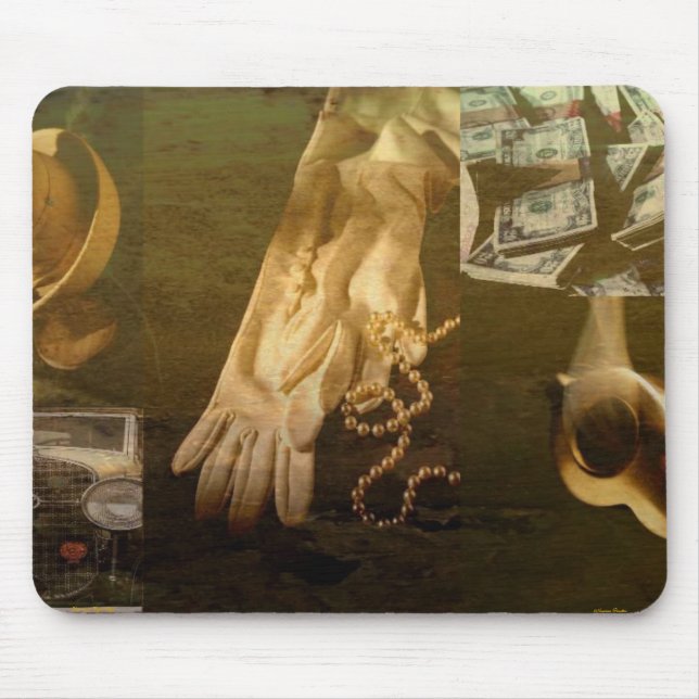 Alfombrilla De Ratón Bonnie & Clyde Style Mousepad (Frente)