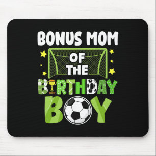 Alfombrilla De Ratón Bono Fútbol Cumpleaños de la Mamá Chico Fiesta Fam