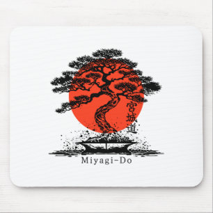 Alfombrilla De Ratón Bonsai Kanji Japonés Miyagi Personalizado Camiseta