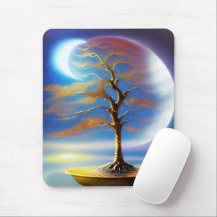 Alfombrilla De Ratón bonsái paisaje lunar