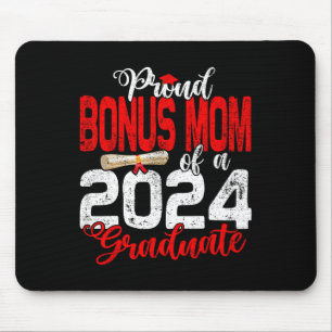 Alfombrilla De Ratón Bonus Mom De Un Graduado De 2024