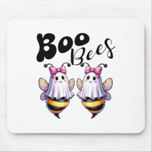 Alfombrilla De Ratón Boo Bees Fantasma Bee Halloween Disstume Mujeres G