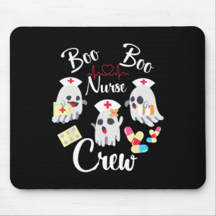 Alfombrilla De Ratón Boo Boo Crew Enfermera Fantasma Disfraces Hallowee