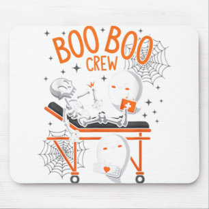 Alfombrilla De Ratón Boo Boo Crew Ghost Médica Paramédico de enfermería