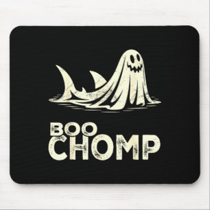 Alfombrilla De Ratón Boo chomp – tiburón fantasma divertido halloween r