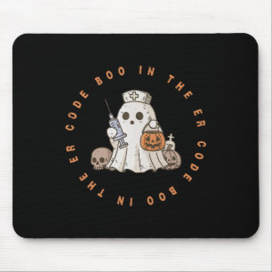 Alfombrilla De Ratón Boo De Código En La Enfermera De Enfermería De Hal