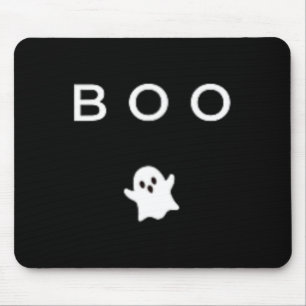 Alfombrilla De Ratón Boo Fantasma Halloween sutil Minimalismo Caída Div