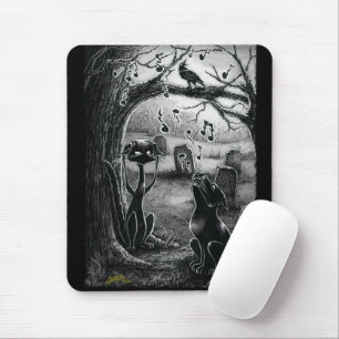 Alfombrilla De Ratón Boo Kitty, Music Crtic Mouse Pad