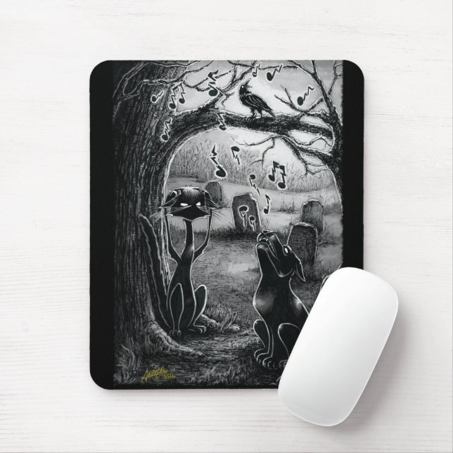 Alfombrilla De Ratón Boo Kitty, Music Crtic Mouse Pad (Con ratón)