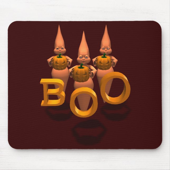 Alfombrilla De Ratón ¡Boo! Tres hostias cúpulas (Frente)