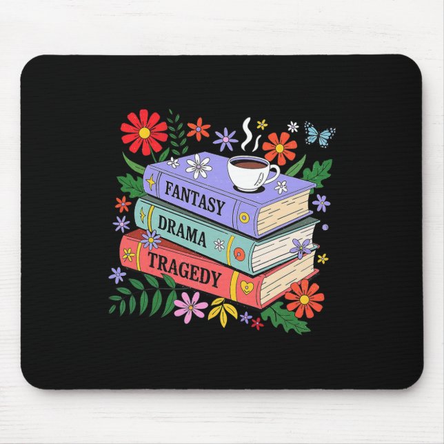 Alfombrilla De Ratón Book Lovers Fantasy Drama Tragedy Subtle 8647 Trum (Frente)