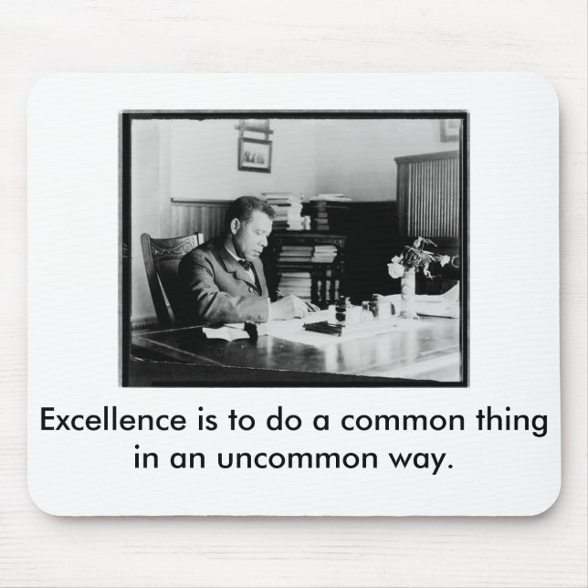 Alfombrilla De Ratón Booker T. Washington (Frente)