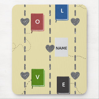 Alfombrilla De Ratón Bookish Love Mousepad