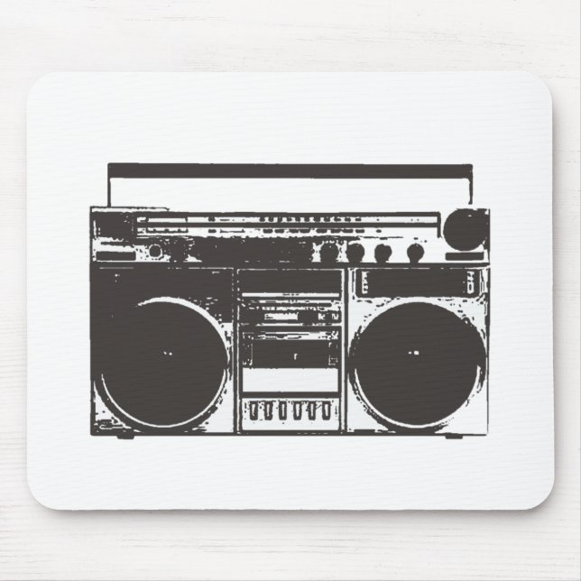 Alfombrilla De Ratón Boombox Mousepad (Frente)