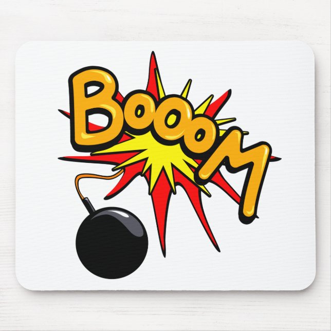 Alfombrilla De Ratón ¡Booom! (Frente)