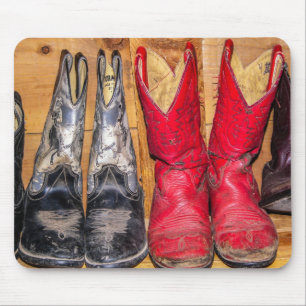 Alfombrilla De Ratón Boots de Cowboy Bien Funcionados - Mujeres