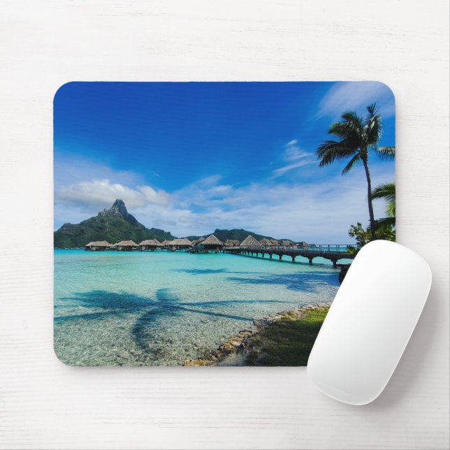 Alfombrilla De Ratón Bora Bora Mouse Pad (Con ratón)
