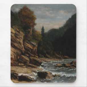 Alfombrilla De Ratón Bords du lac Léman - Gustave Courbet