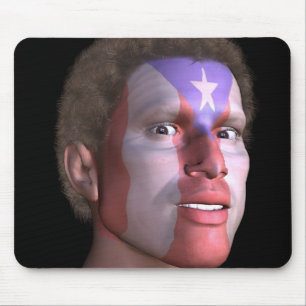 Alfombrilla De Ratón Boricua Face Mousepad